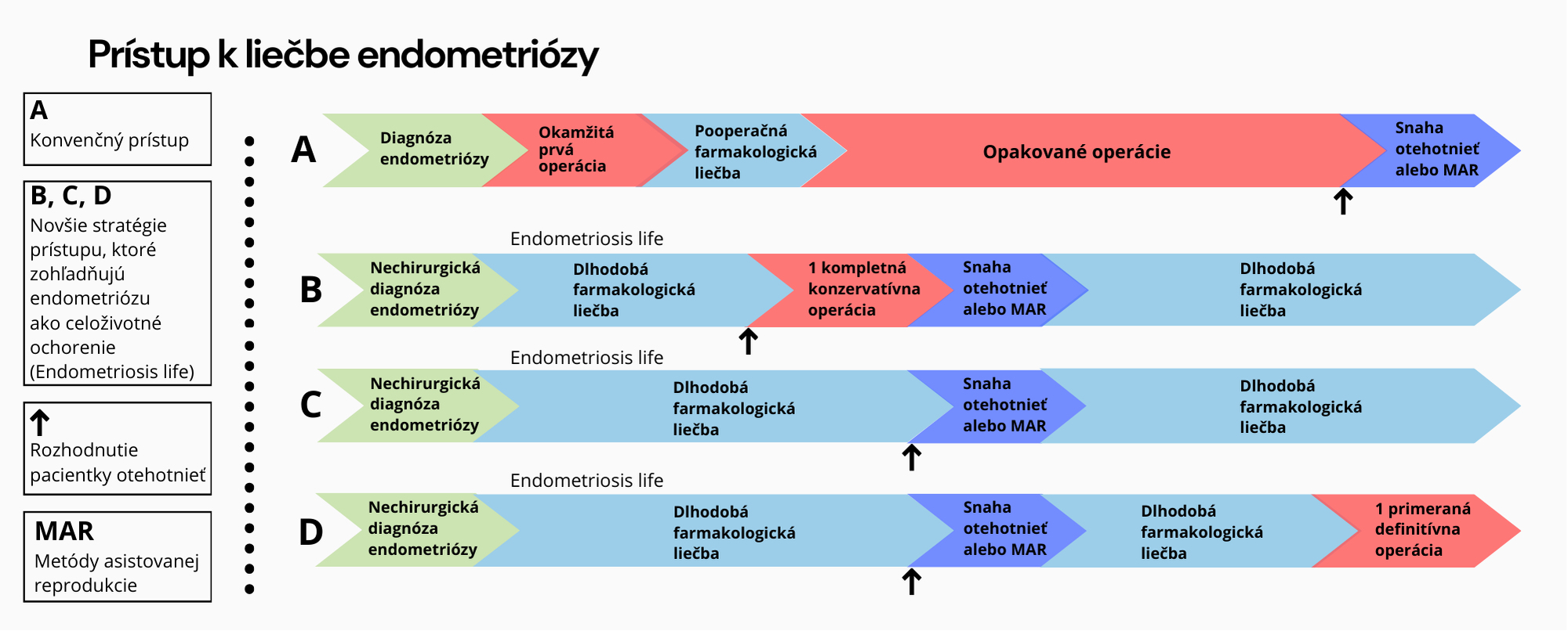 graf prístup k liečbe endometriózy